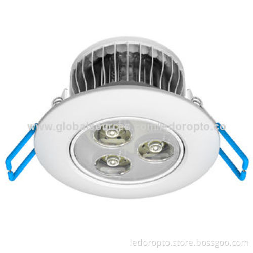 LD 3W LED Ceiling Light with 30 Pieces of Aluminum Fins, Bridgelux/Epistar/Epileds Chip